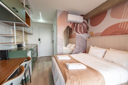 Studio para alugar com 23m², 1 quarto e sem vagaSala/Quarto