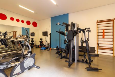 Apartamento à venda com 436m², 4 quartos e 4 vagas Apartamento à venda com 436m², 4 quartos e 4 vagasÁrea comum - Academia