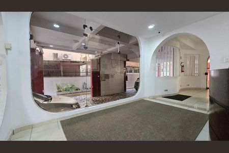 Hall de entrada de apartamento para alugar com 1 quarto, 50m² em Boqueirão, Santos