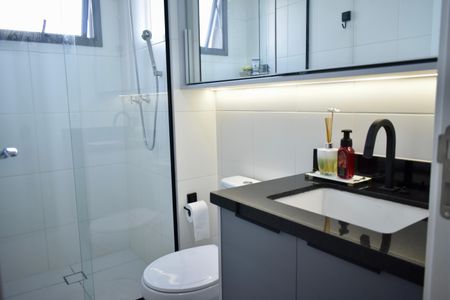 Apartamento à venda com 64m², 1 quarto e 1 vagaBanheiro da Suíte