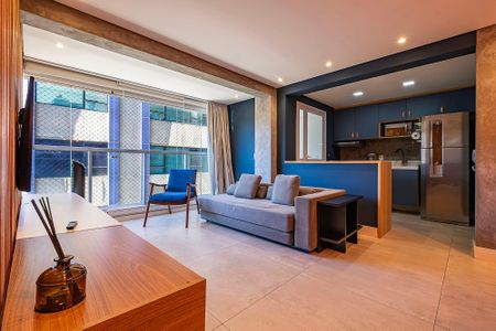 Sala de apartamento para alugar com 1 quarto, 63m² em Vila Madalena, São Paulo