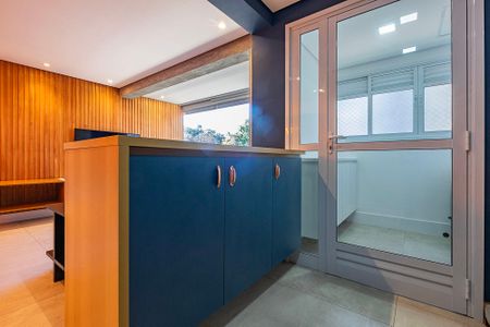 Cozinha de apartamento para alugar com 1 quarto, 63m² em Vila Madalena, São Paulo