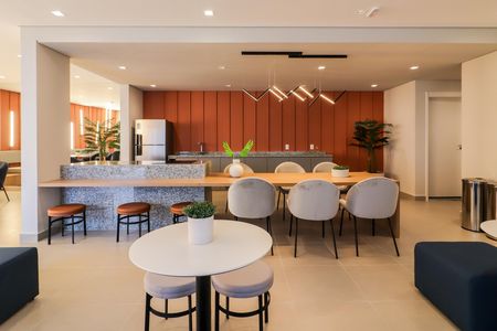 Apartamento para alugar com 25m², 1 quarto e sem vaga Apartamento para alugar com 25m², 1 quarto e sem vagaÁrea comum - Salão de festas
