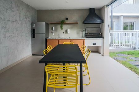 Apartamento para alugar com 25m², 1 quarto e sem vaga Apartamento para alugar com 25m², 1 quarto e sem vagaÁrea comum - Churrasqueira