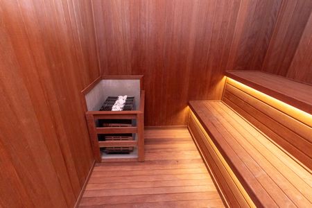 Apartamento à venda com 198m², 4 quartos e 3 vagas Apartamento à venda com 198m², 4 quartos e 3 vagasÁrea comum - Sauna