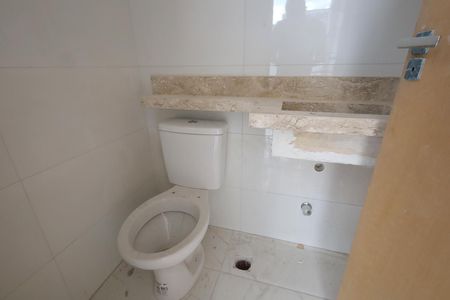 Casa de condomínio à venda com 117m², 2 quartos e 2 vagasBanheiro da Área Gourmet 