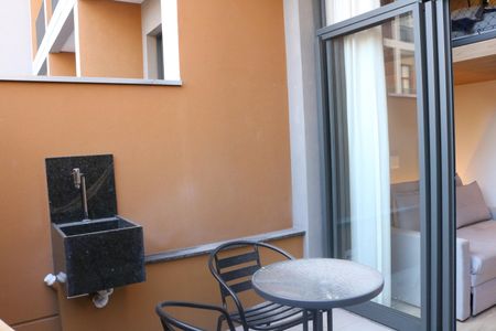 Studio para alugar com 33m², 1 quarto e sem vagaVaranda