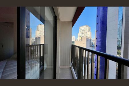 Varanda do Studio de kitnet/studio para alugar com 1 quarto, 25m² em Pinheiros, São Paulo