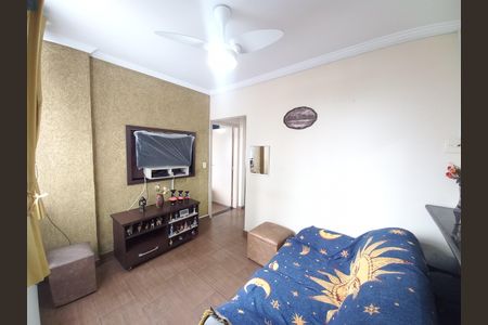 Sala de apartamento para alugar com 1 quarto, 48m² em Itararé, São Vicente
