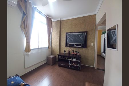 Sala de apartamento para alugar com 1 quarto, 48m² em Itararé, São Vicente