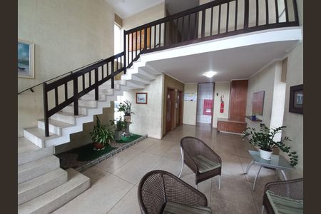 Hall de entrada de apartamento para alugar com 1 quarto, 48m² em Itararé, São Vicente