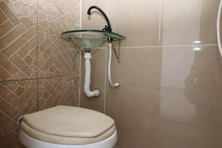 Banheiro Social de apartamento para alugar com 1 quarto, 35m² em Vila Nova Bonsucesso, Guarulhos