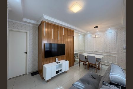 Sala de apartamento à venda com 2 quartos, 63m² em Vila Santo Alberto, Santo André