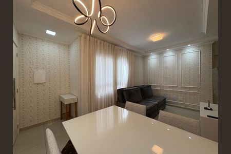 Sala de apartamento à venda com 2 quartos, 63m² em Vila Santo Alberto, Santo André