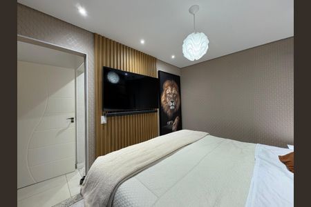 Quarto de apartamento à venda com 2 quartos, 63m² em Vila Santo Alberto, Santo André
