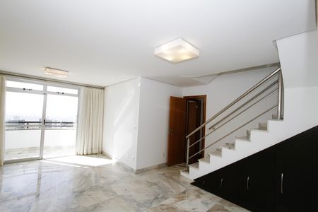 Sala de apartamento à venda com 3 quartos, 199m² em Belvedere, Belo Horizonte