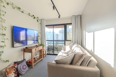 Sala de apartamento à venda com 1 quarto, 42m² em Bela Vista, São Paulo