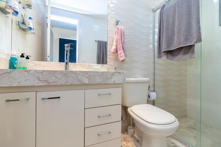 Apartamento à venda com 105m², 3 quartos e 2 vagasBanheiro da Suíte