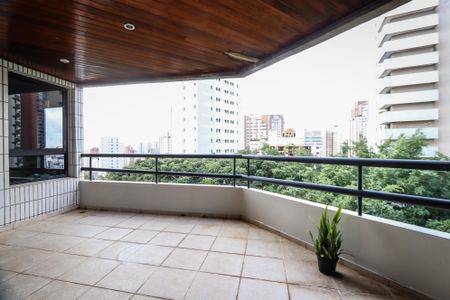 Varanda da Sala de apartamento à venda com 4 quartos, 480m² em Vila Suzana, São Paulo