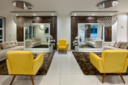 Apartamento para alugar com 143m², 2 quartos e 2 vagasHall social