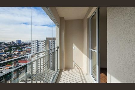 Varanda da Sala de apartamento para alugar com 3 quartos, 55m² em Jardim Santo Antoninho, São Paulo