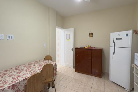 Sala de apartamento para alugar com 1 quarto, 50m² em Boqueirão, Praia Grande