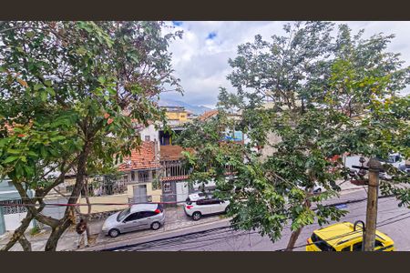 Sala vista  de apartamento à venda com 2 quartos, 85m² em Jacaré, Rio de Janeiro