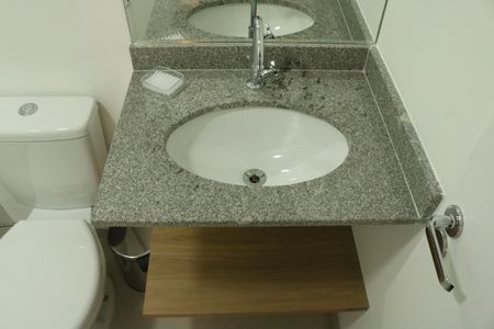 Studio para alugar com 27m², 1 quarto e sem vagaBanheiro da Suíte