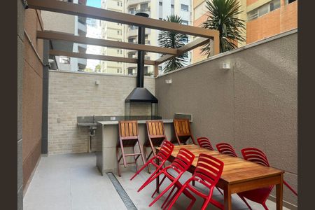 Studio para alugar com 27m², 1 quarto e sem vaga Studio para alugar com 27m², 1 quarto e sem vagaÁrea comum - Churrasqueira