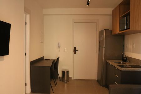 Sala e Cozinha Integrada de kitnet/studio à venda com 1 quarto, 27m² em Perdizes, São Paulo