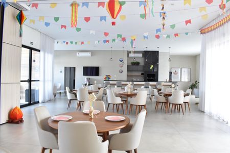 Casa de condomínio para alugar com 171m², 3 quartos e 2 vagasÁrea comum - Salão de festas