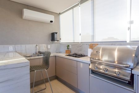 Apartamento à venda com 130m², 2 quartos e 2 vagasChurrasqueira