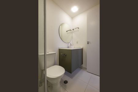 Studio para alugar com 25m², 1 quarto e sem vaga Studio para alugar com 25m², 1 quarto e sem vagaBanheiro