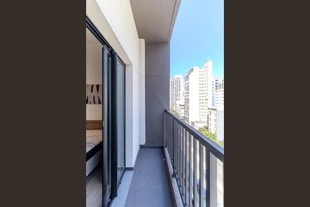 Studio para alugar com 23m², 1 quarto e sem vagaVaranda