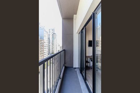 Studio para alugar com 23m², 1 quarto e sem vagaVaranda