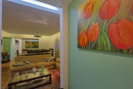 Sala de apartamento à venda com 3 quartos, 105m² em Coracao de Jesus, Belo Horizonte