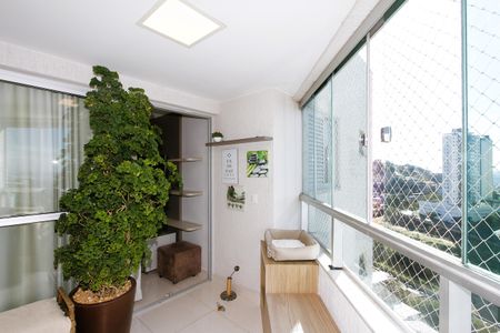 Varanda da Sala de apartamento à venda com 3 quartos, 92m² em Engenho Nogueira, Belo Horizonte