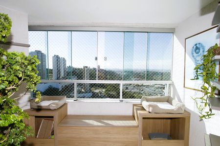 Varanda da Sala de apartamento à venda com 3 quartos, 92m² em Engenho Nogueira, Belo Horizonte