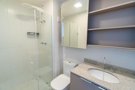 Banheiro de kitnet/studio para alugar com 1 quarto, 30m² em Vila Clementino, São Paulo