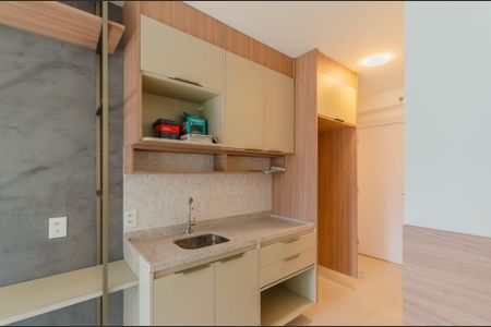 Cozinha de apartamento para alugar com 1 quarto, 31m² em Vila Mariana, São Paulo