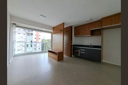 Sala/Cozinha de apartamento à venda com 1 quarto, 38m² em Vila Andrade, São Paulo