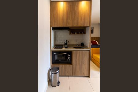 Studio à venda com 26m², 1 quarto e sem vagaCozinha Americana