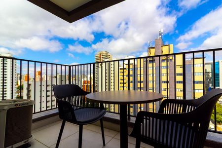 Studio à venda com 26m², 1 quarto e sem vagaVaranda