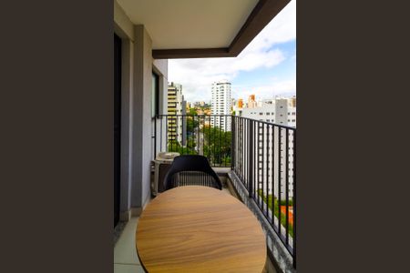 Studio à venda com 26m², 1 quarto e sem vagaVaranda