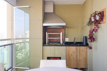 Varanda da Sala de apartamento à venda com 3 quartos, 96m² em Vila Andrade, São Paulo