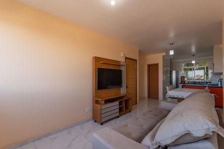Sala de apartamento à venda com 3 quartos, 81m² em Santa Rosa, Belo Horizonte