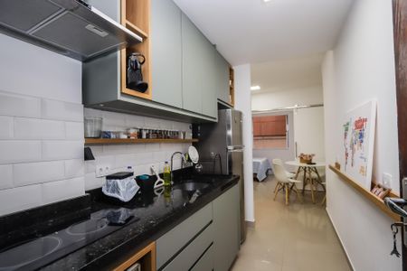 Studio à venda com 34m², 1 quarto e sem vagaCozinha