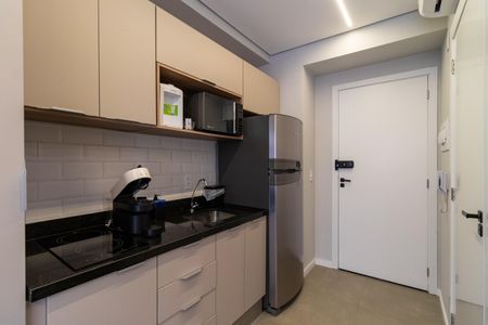 Cozinha de kitnet/studio à venda com 1 quarto, 24m² em Perdizes, São Paulo