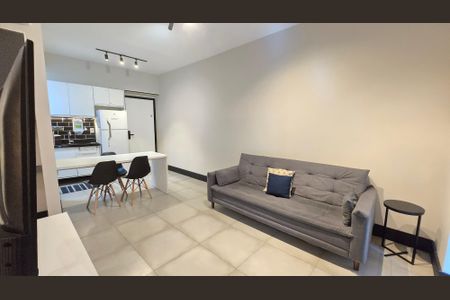 Studio para alugar com 44m², 1 quarto e 1 vagaDetalhe Sala