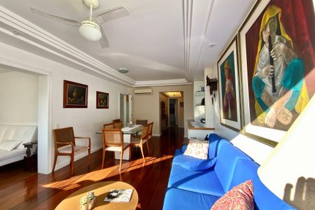 Sala de apartamento para alugar com 3 quartos, 110m² em Leblon, Rio de Janeiro